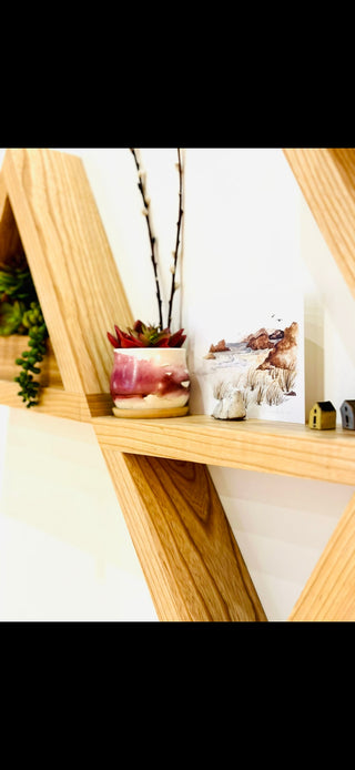 Wood Triangle with Panel