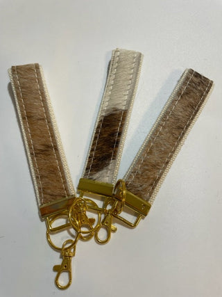 Small Cowhide Keychain