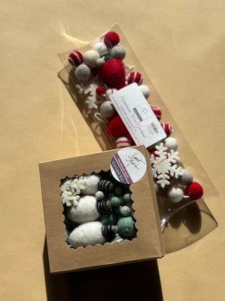 Wool Felted Garland Kits