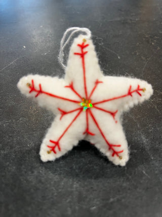 Felted Star Ornaments