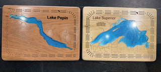 Lake Cribbage Board