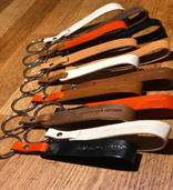 Keychain Leather Tassel Assorted Colors
