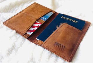 Passport Holder Leather