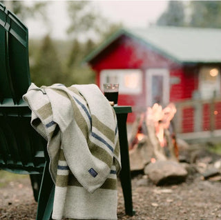 Cabin Wool Throw Assorted Colors