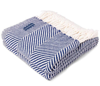 Monhegan with Fringe Navy