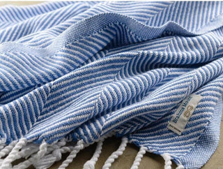 Monhegan with Fringe Navy