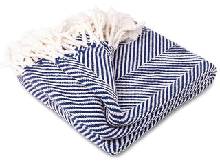 Monhegan with Fringe Navy