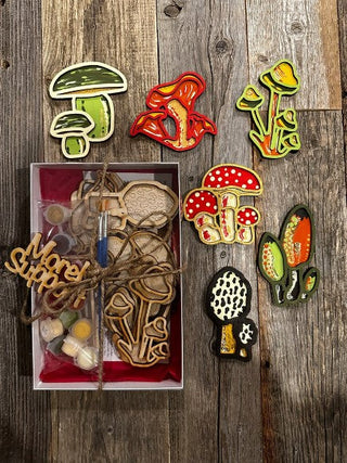 Mini Mushrooms DIY Painting Gift Kit