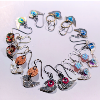 Tiny Bird Earrings
