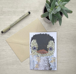 Penguin "Willow" Nature Art Card