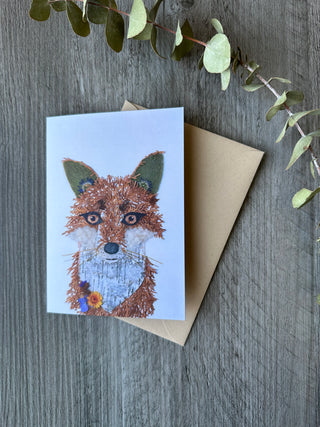 Fox "Jasper" Nature Art Card