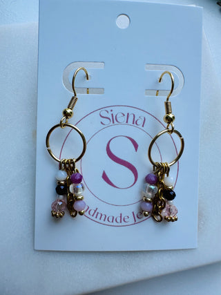 Pink Dainty Earrings