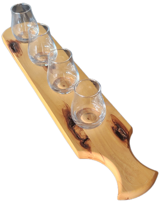 Flight Board - Bourbon Rustic Hickory