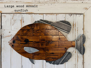 Wood Sunfish wall Hanging