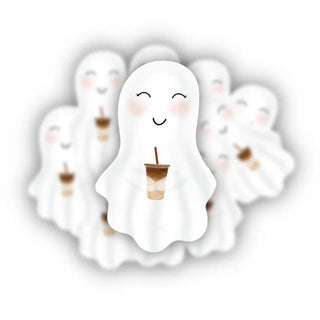 Coffee Ghost Sticker