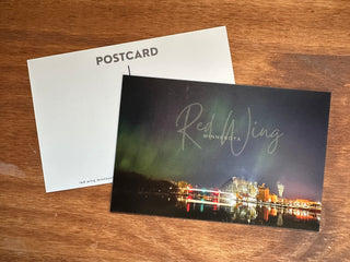 Red Wing Postcard - Northern Lights