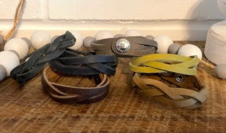 Bracelets Braided Leather Bracelets & Plain Leather Bracelets