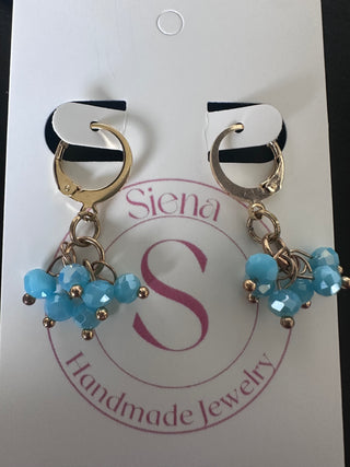 Blue Bloom Earrings