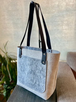Upcycled Felt Tote