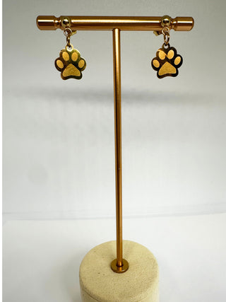 Dog Paw Earrings