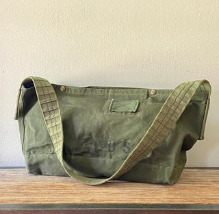 Upcycled Military Messenger Bag