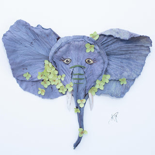 Elephant Nature Art Card