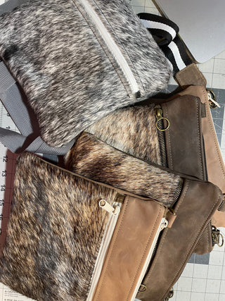 Double Zip Cross Body
