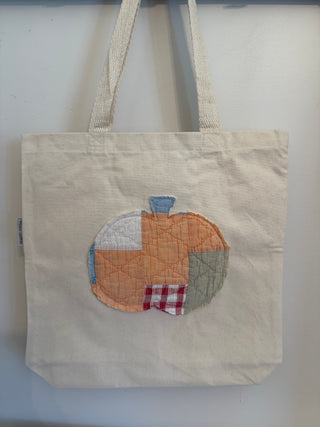 Vintage Quilt Pumpkin Tote