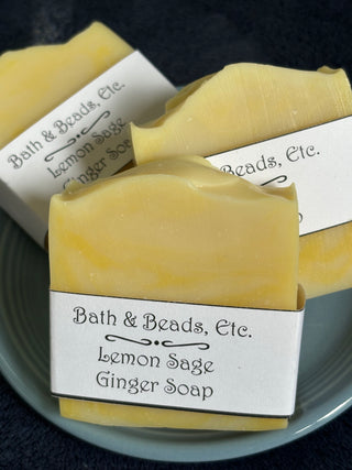 Lemon Sage Ginger Soap