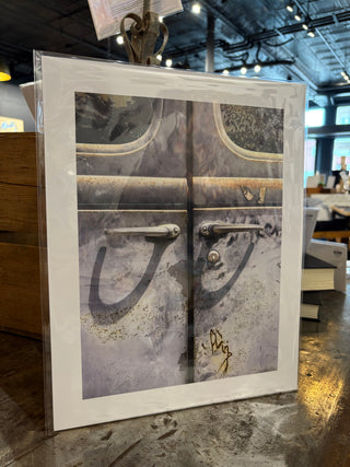 Wall Art: 11x14 Old Car Door