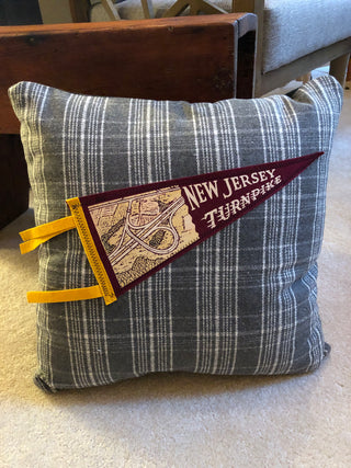 NJ Turnpike Pillow