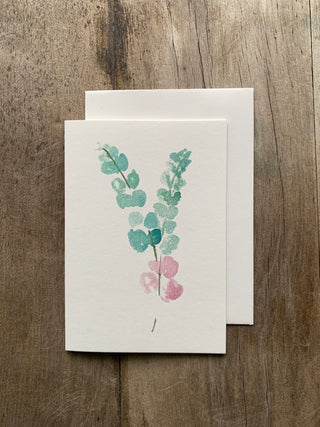 Delphinium card