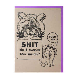Sweary Raccoon BP356