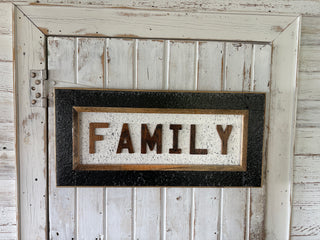 Family sign