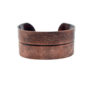Copper Bracelet Pine Needles