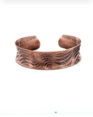 Copper Bracelet Ferns