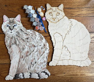 Cat painting DIY