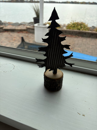 Tiny metal tree