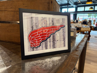 Wall Art: 8x10 Big Red Wing Framed