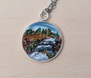 Willow River Clay Necklace