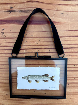 Print - Tiny fish, northern pike
