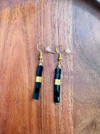 Black Dainty Earrings