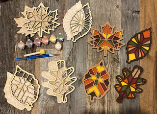 3 pack fall leaves