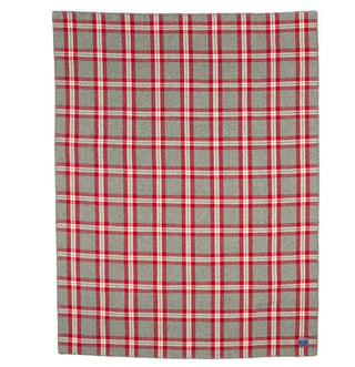 Minnehaha Falls Heavy Red Wool Throw