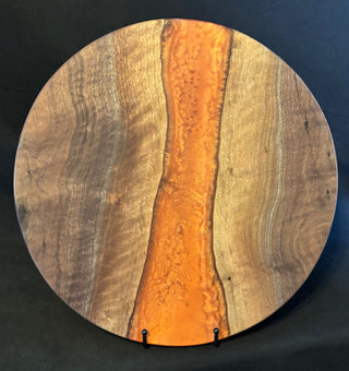 Lazy Susan Walnut/Copper