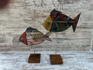 Fish on stand