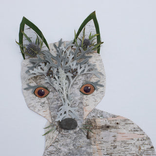 Arctic Fox Nature Print