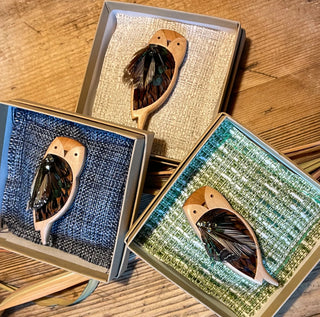 Hoot Brooch