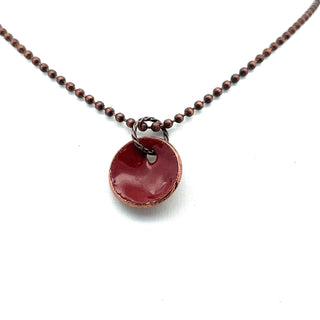 Penny Necklace Red