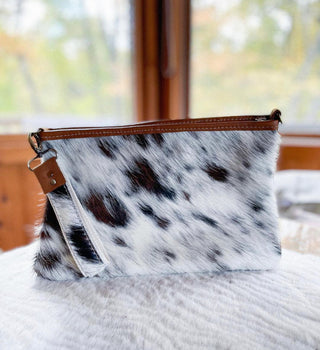 Cowhide Clutch Crossbody